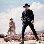 (from left) Charles Bronson and Henry Fonda in Once Upon a Time in the West