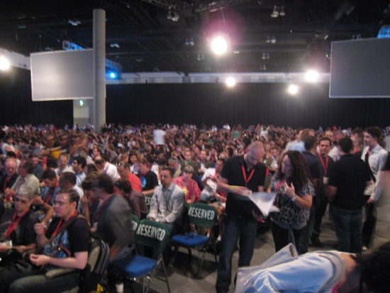 Fans fill Hall H at the 2009 San Diego Comic-Con International Fans fill Hall H at the 2009 San Diego Comic-Con International