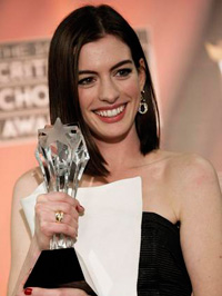 Anne Hathaway at the 2009 Critics Choice Awards