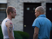 (from left) Ben Foster and Woody Harrelson in The Messenger