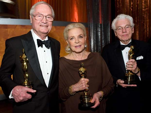 (from left) Roger Corman, Lauren Bacall and Gordon Willis at the 2008 Governors' Awards (from left) Roger Corman, Lauren Bacall and Gordon Willis at the 2008 Governors' Awards