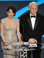 Tina Fey and Steve Martin at the 81st Annual Academy Awards