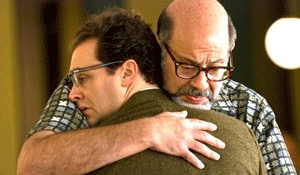 (from left) Michael Stuhlbarg and Fred Melamed in A Serious Man