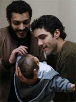 (left to right) Adel Bencherif and Tahar Rahim in A Prophet
