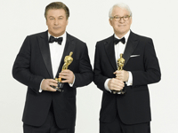 (from left) Alec Baldwin and Steve Martin