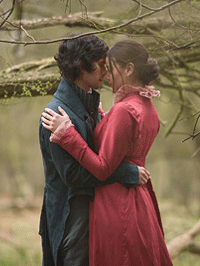 Ben Wishaw and Abbie Cornish in Bright Star