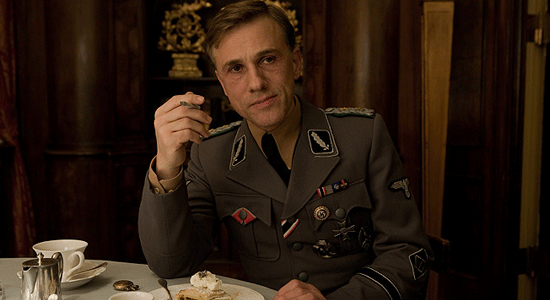 christoph waltz inglourious basterds. Christoph Waltz in Inglourious